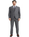 Tweed Suit 1920s Vintage Looking Fabric Vested Suit - Grey Tweed Herringbone Fabric