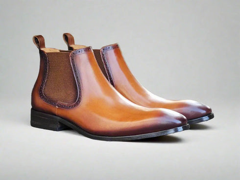 Hand Burnished Chelsea Boots Carrucci