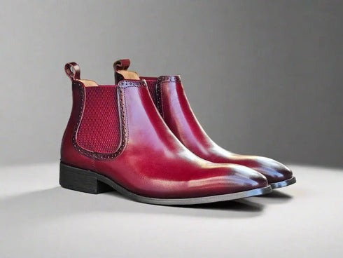 Hand Burnished Chelsea Boots Carrucci