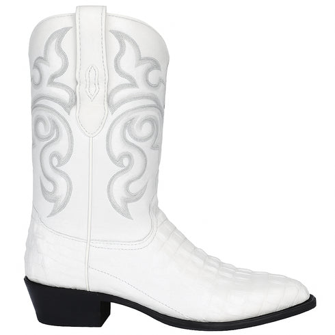 Botas de  Cocodrilo - Caiman Cola Horma Puntal- A