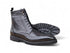 Carrucci Hudson Black Wingtip Lug Sole Boot
