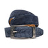 Marco Di Milano Hugo Belt Navy Leather Loafer