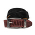Marco Di Milano Hugo Belt - Wine/Black Leather Loafer