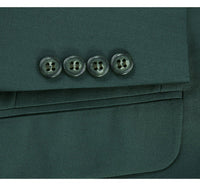 Mens Basic Two Button Classic Fit Suit With Optional Vest