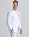 Mens White Pinstripe Vested Summer Seersucker Suit