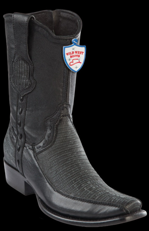 Wild West Botas de Armadillo Horma Dubai Toe Sand Gray