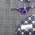 Conrad Skinny Slim Fit Grey 2pc Glen Plaid Peak Lapel Suit