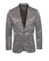 Men's Western Grey Blazer Slim Fit Steel Gray Sport Coat for Weddings, Business & Formal Events