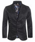 Men's Western Black Blazer Slim Fit Shiny Finish Sport Coat for Weddings, Prom & Formal Events
