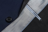 Blue 2 Piece Tuxedo Shawl Lapel Slim Fit
