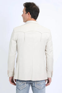 Platini Brown Faux Suede Western Sport Coat for Men – Rugged Frontier Style