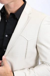 Platini Brown Faux Suede Western Sport Coat for Men – Rugged Frontier Style