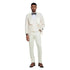 2024 Ivory Paisley 3pc Men's Suit Tuxedo by Tazzio