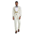 2024 Ivory and Gold 2pc Men's Suit by Tazzio