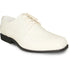 Bravo Mens Formal Wedding & Prom Double Runner Shiny Patent Dress Shoe in Ivory