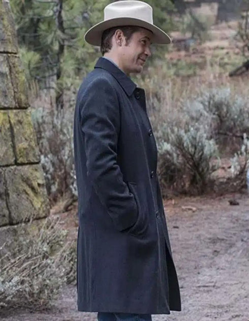 Justified Raylan Givens Wool Trench Coat