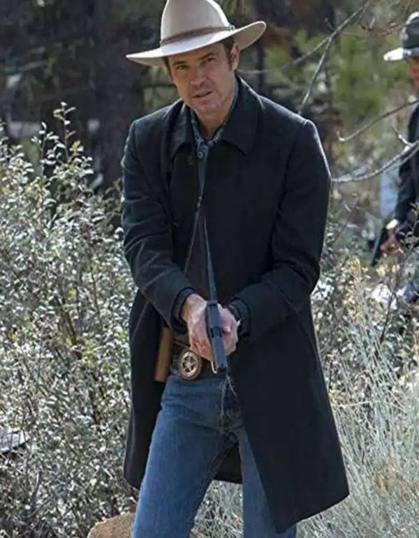 Justified Raylan Givens Wool Trench Coat