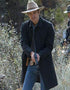 Justified Raylan Givens Black Trench Coat