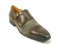 Carrucci Cap Toe Double Monk