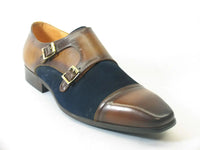 Carrucci Cap Toe Double Monk