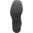 Laredo Kane Black Leather Broad Square Toe Boots for Men