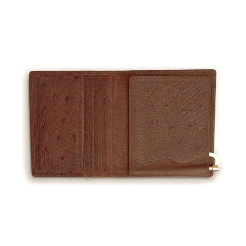 Ferrini Full Quill Ostrich Money Clip Kango