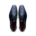 Marco Di Milano Anzio Exotic Alligator & Calfskin Leather Blue Oxfords