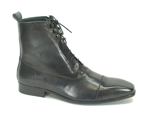 Lace-up Zip Boots Carrucci