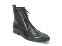 Carrucci Lace-up Zip Boots