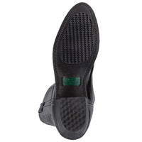 Laredo Paris Black Leather R-Toe Men's Boots