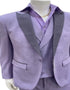 Mens Lavender Prom Tuxedo Suit - Vested Lilac Color Suit