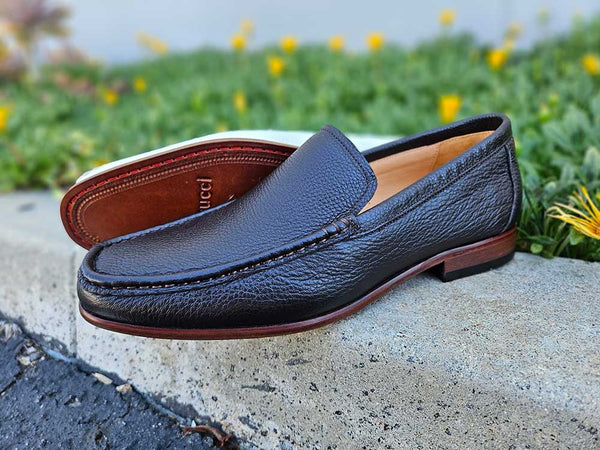 Leather Sole Timeless Slip-on Loafer Carrucci