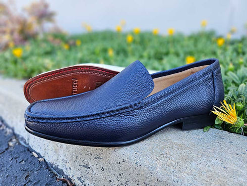 Leather Sole Timeless Slip-on Loafer Carrucci