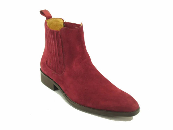 Leather Suede Chelsea Boots Carrucci