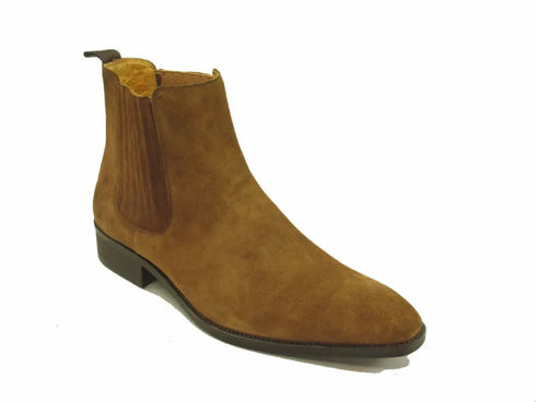 Leather Suede Chelsea Boots Carrucci