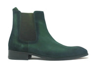 Carrucci Leather Suede Chelsea High Boots
