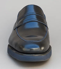 Carrucci Leather Penny Loafer in Chunky Sole