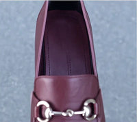 Leather Sole Horsebit Loafer
