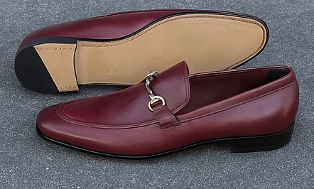 Leather Sole Horsebit Loafer