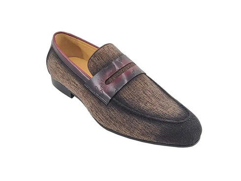 Life Style Penny Loafer W Leather Trim