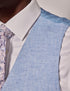 Mens Linen Suit For Beach Wedding - Summer  Suit in Light Blue