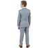 Perry Ellis Boys Sharkskin 5pc Suit, Light Gray