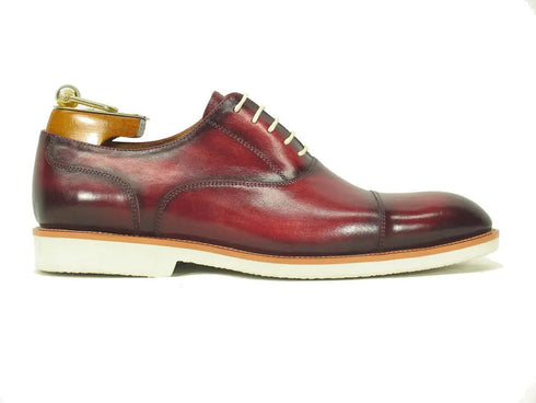 Lightweight Lace-up Cap Toe Oxford Carrucci