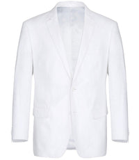 (38L, 44R, 46L) Regular Fit 2 Piece White Linen Suit