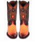 Los Altos Ostrich Faded Buttercup European Square Toe Men’s Boot
