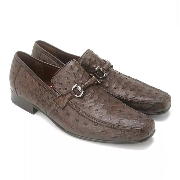 Brown Genuine Caiman Belly & Lizard Slip On By Los Altos