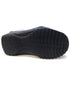 Los Altos Black Ostrich Leg Lace Up Sneakers