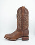 Los Altos Men's Rage Walnut Wide Square Toe Leather Boot