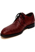 Los Altos All-Over Crocodile Lace Up Dress Shoes
