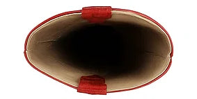 Los Altos Men's Red Eel Skin J Toe Boots